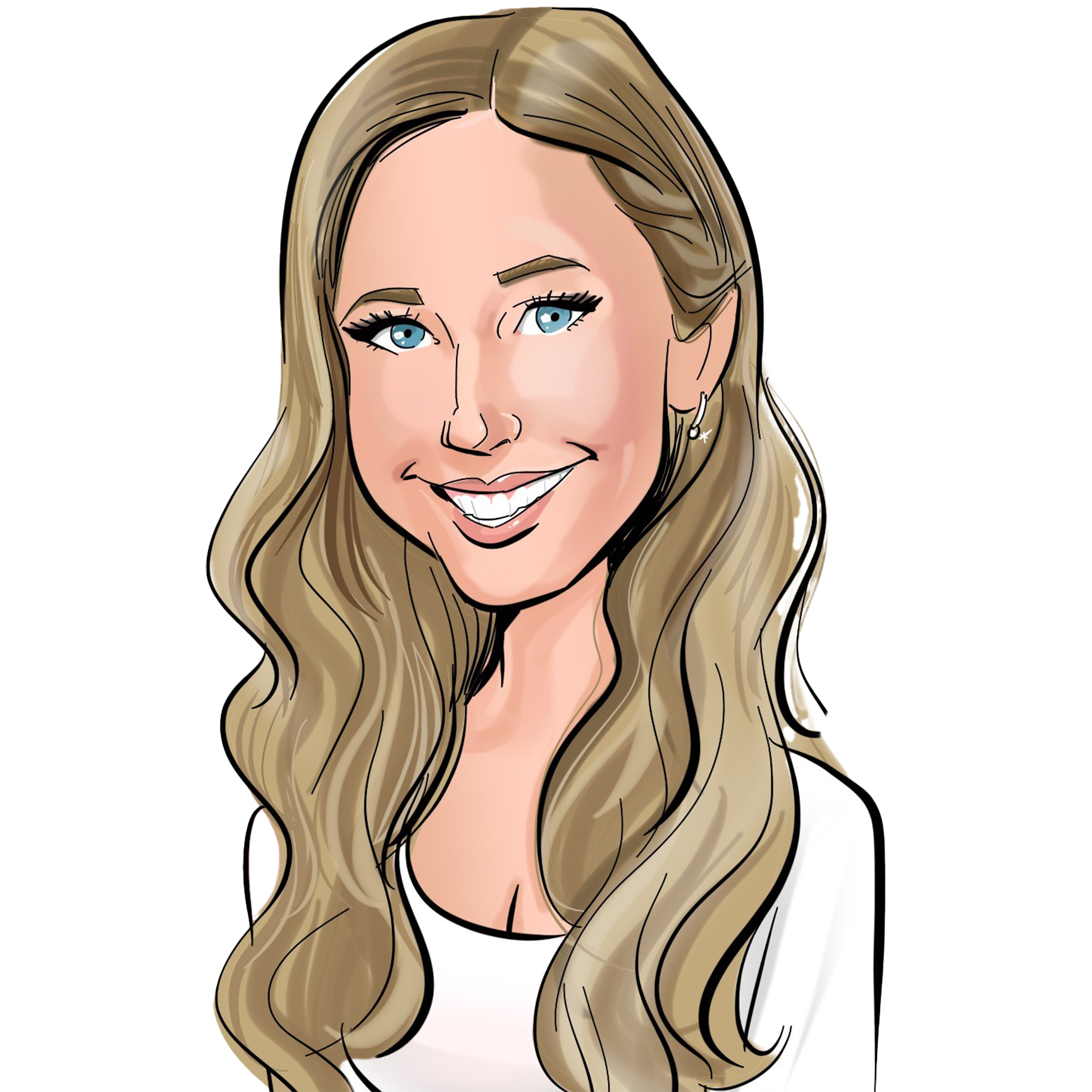 Colby Taylor Square Jason Wood caricature headshot
