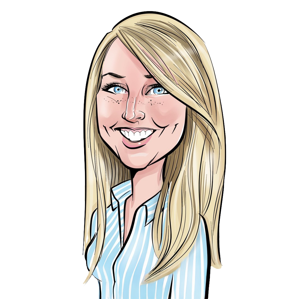 Anne Dyment Caricature Ann Wheeler caricature headshot